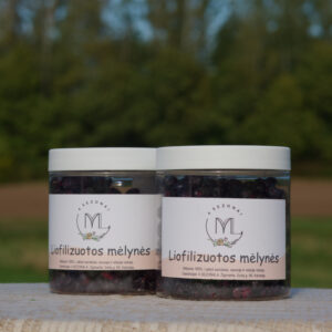 liofilifzuotos mėlynės